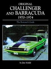 Cover of: Original Challenger and Barracuda 1970-1974