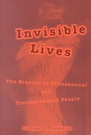 Cover of: Invisible Lives by Viviane Namaste