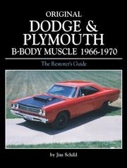 Cover of: Original Dodge and Plymouth B-Body Muscle 1966-1970 (Original Series)
