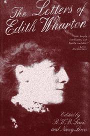 The letters of Edith Wharton