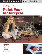 Cover of: How to paint your motorcycle