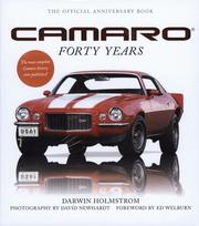 Cover of: Camaro Forty Years by Darwin Holmstrom
