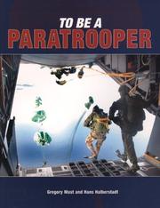 Cover of: To Be a Paratrooper (To Be A)