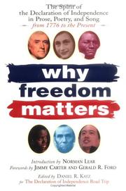 Cover of: Why Freedom Matters by Daniel Katz