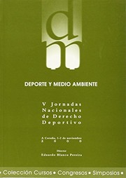 Cover of: Deporte y medio abiente by Eduardo Blanco Pereira