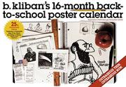 Cover of: B. Kliban's 16-Month Back-to-School Poster Calendar 2006 by B. Kliban