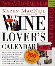 Cover of: The Wine Lover's Page-A-Day Calendar 2007 (Page-A-Day Calendars) by Karen MacNeil