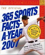 Cover of: The Official 365 Sports Facts-A-Year Calendar 2007 (Page-A-Day Calendars)