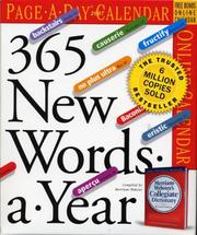 Cover of: 365 New Words-A-Year Page-A-Day Calendar 2007 by Merriam-Webster