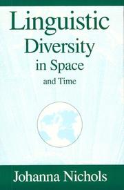 Cover of: Linguistic Diversity in Space and Time by Johanna Nichols