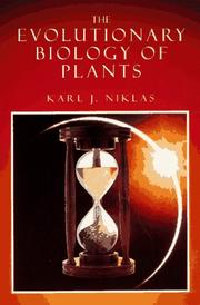 Cover of: The evolutionary biology of plants
