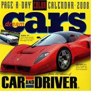 Cover of: Dream Cars Page-A-Day Calendar 2008