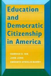 Cover of: Education and democratic citizenship in America