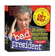 Cover of: Bad President Countdown Page-A-Day Calendar 2008