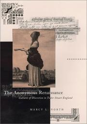 Cover of: The anonymous Renaissance by Marcy L. North
