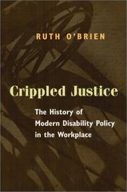 Cover of: Crippled Justice by Ruth O'Brien