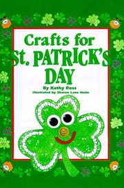 Cover of: Crafts for St. Patrick's Day by Kathy Ross