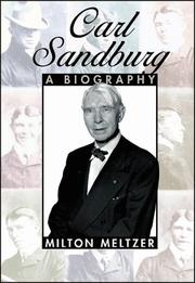 Cover of: Carl Sandburg by Milton Meltzer