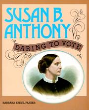 Cover of: Susan B. Anthony: Daring to Vote (Gateway Biography)