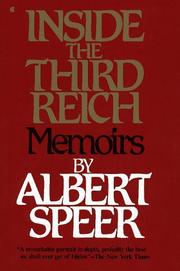 Inside the Third Reich by Speer