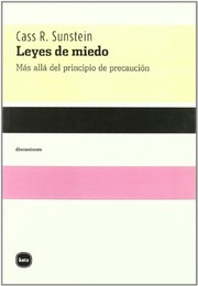 Cover of: Leyes de miedo: Más allá del principio de precaución