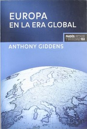 Cover of: Europa en la era global by Anthony Giddens