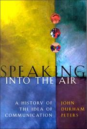 Cover of: Speaking into the Air by John Durham Peters, John Durham Peters