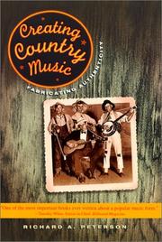 Cover of: Creating Country Music by Richard A. Peterson