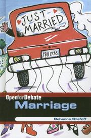 Cover of: Marriage (Open for Debate)