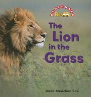 Cover of: lion in the grass