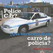 Cover of: What's Inside a Police Car?/que Hay Dentro De Un Carro De Policia?: Que Hay Dentro De Un Carro De Policia (Bookworms)