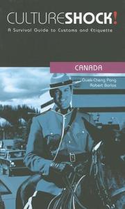 Cover of: Culture Shock! Canada by Geuk-cheng Pang, Robert Barlas