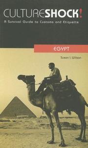 Cover of: Culture Shock! Egypt by Susan L. Wilson