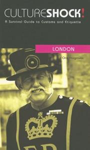Cover of: Culture Shock! London: A Survival Guide to Customs and Etiquette (Culture Shock)