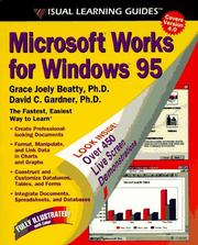 Cover of: Microsoft works for Windows 95: the visual learning guide