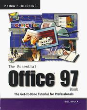 Cover of: The essential Office 97 book