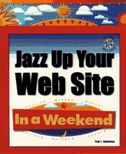 Cover of: Jazz up your Web site by Paul E. Robichaux