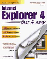 Cover of: Internet Explorer 4.0: fast & easy