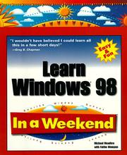 Cover of: Learn Windows 98 in a weekend
