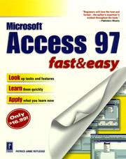 Cover of: Access 97: fast & easy