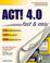 Cover of: Act! 4.0 Fast & Easy