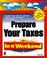 Cover of: Prepare your taxes with TurboTax deluxe in a weekend