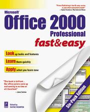 Office 2000 professional by Faithe Wempen