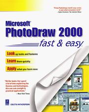 Cover of: PhotoDraw 2000 Fast & Easy