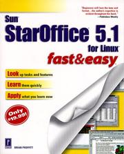 Cover of: Sun StarOffice 5.1 for Linux fast & easy