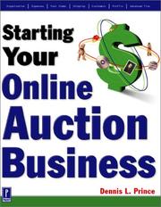 Cover of: Starting Your Online Auction Business