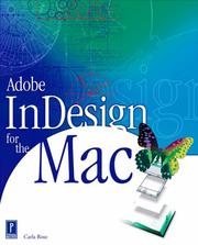 Cover of: Adobe InDesign for the Mac