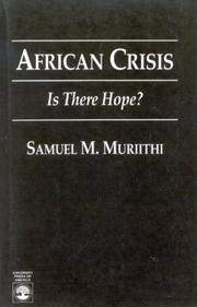 African crisis by Samuel M. Muriithi