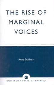 Cover of: The Rise of Marginal Voices by Anne Statham