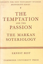 Cover of: Temptation and the Passion by Ernest Best